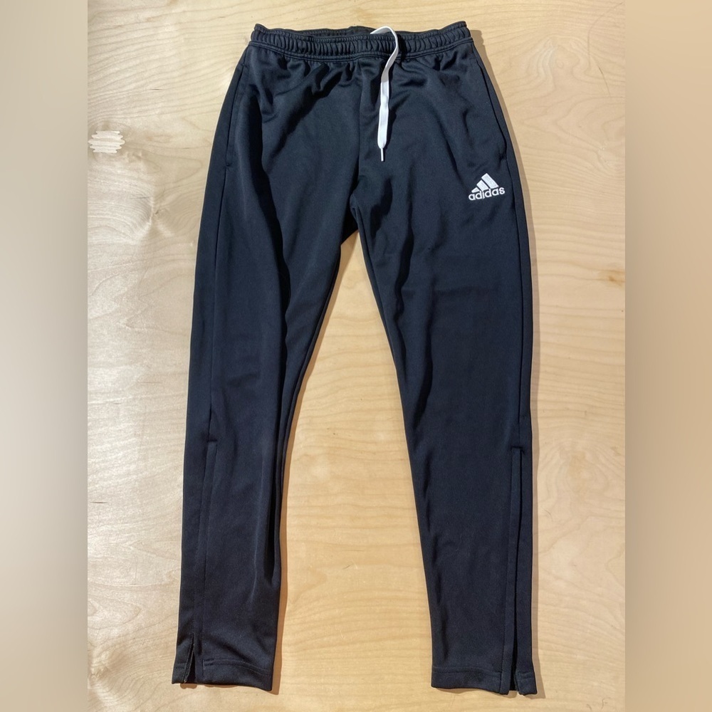 Adidas Black Athletic Joggers Medium (OO) - Picture 6 of 10